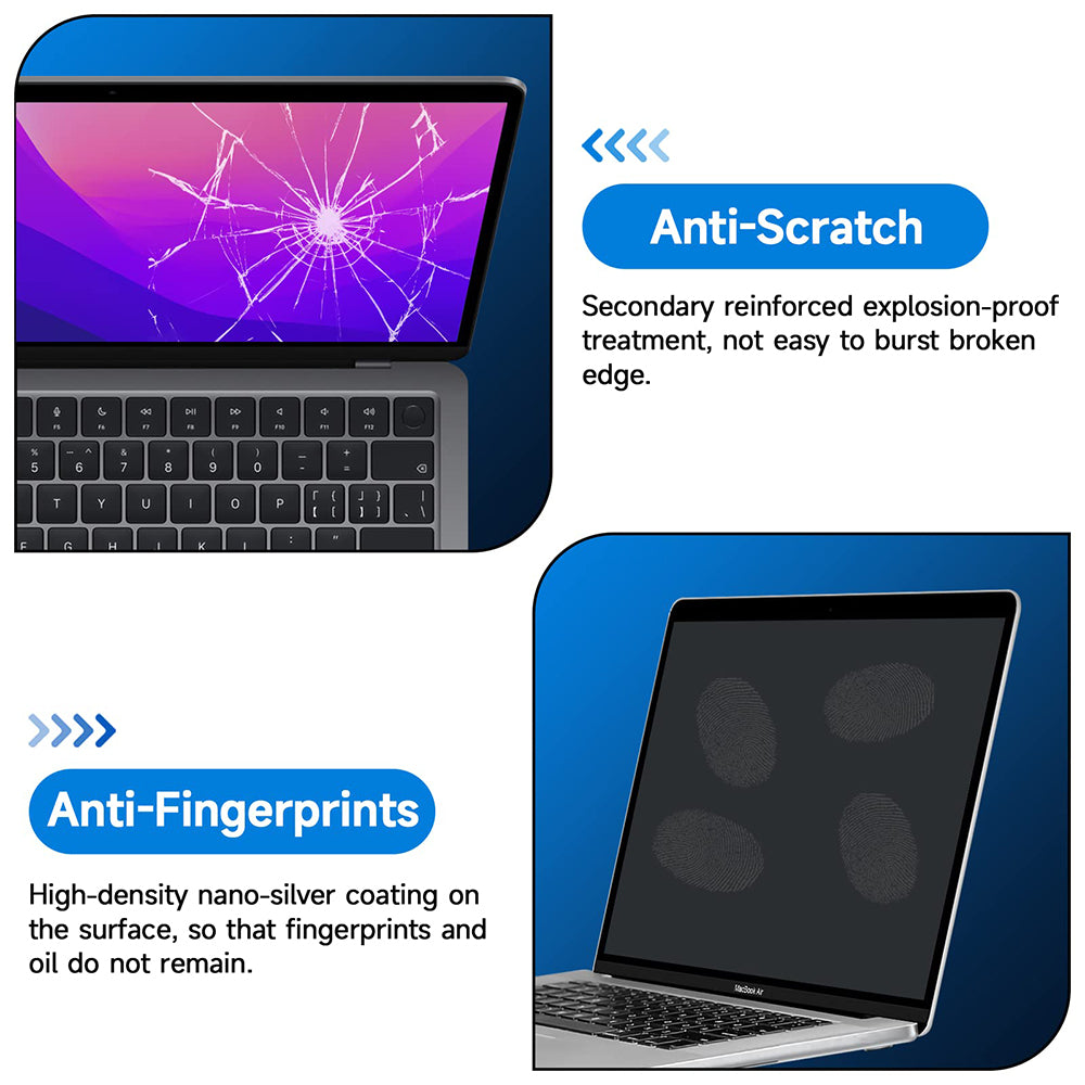 Mattapintainen Anti Blue Light Techsuit VisionProX näytönsuojakalvo Apple MacBook Pro 13 tuumaa (2022) / (2020) / (2019) / (2018) / (2016), Muovi