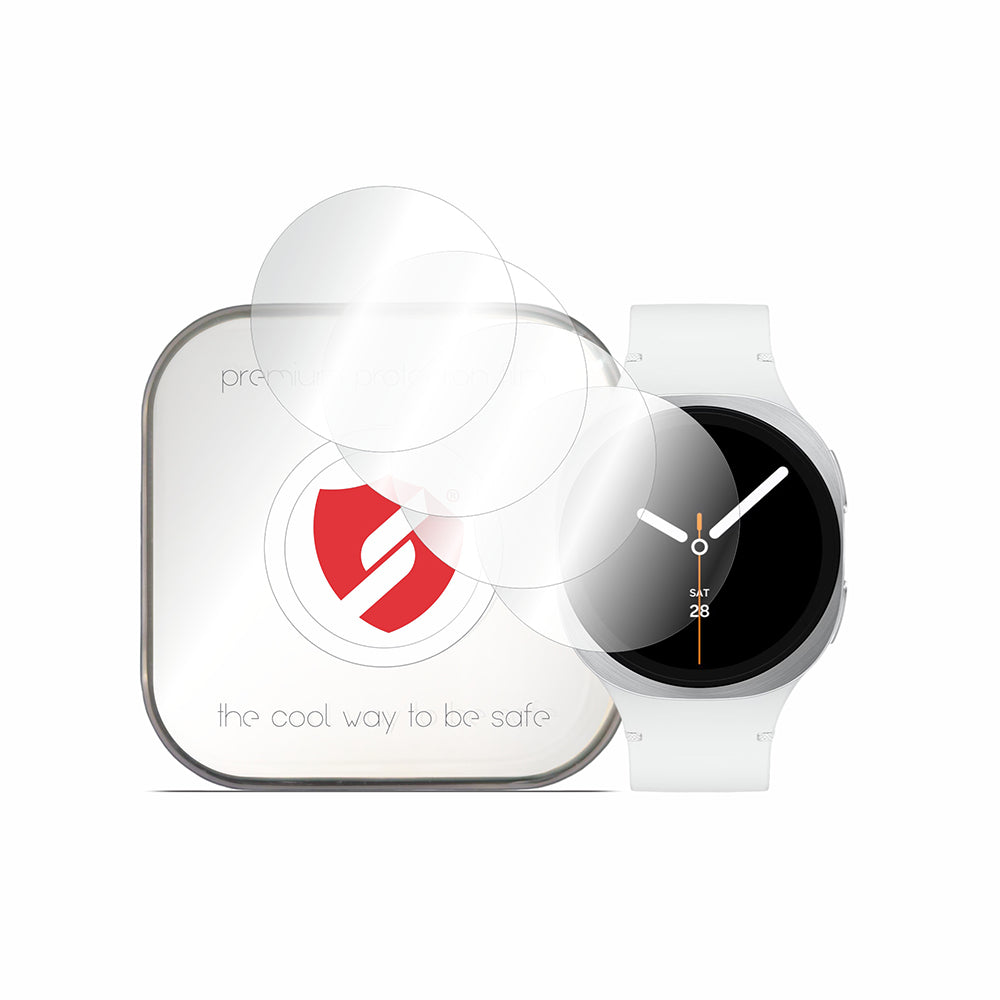 Smart Protection Premium Classic -suojakalvo Samsung Galaxy Watch9 / Watch8 40mm:lle, 4 kappaleen setti, muovia