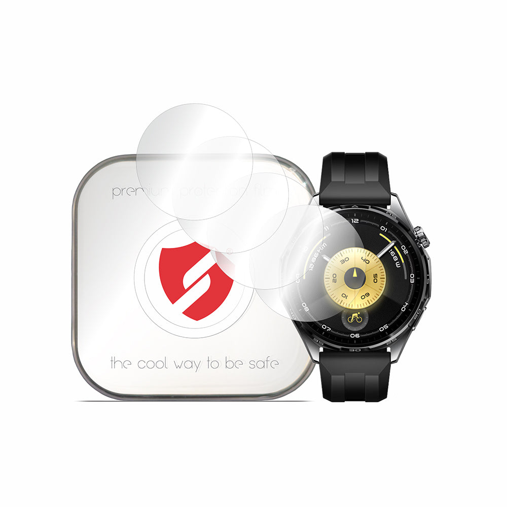 Smart Protection Premium Classic suojakalvo Huawei Watch GT 6 46mm:lle, 4 kappaleen setti, muovia