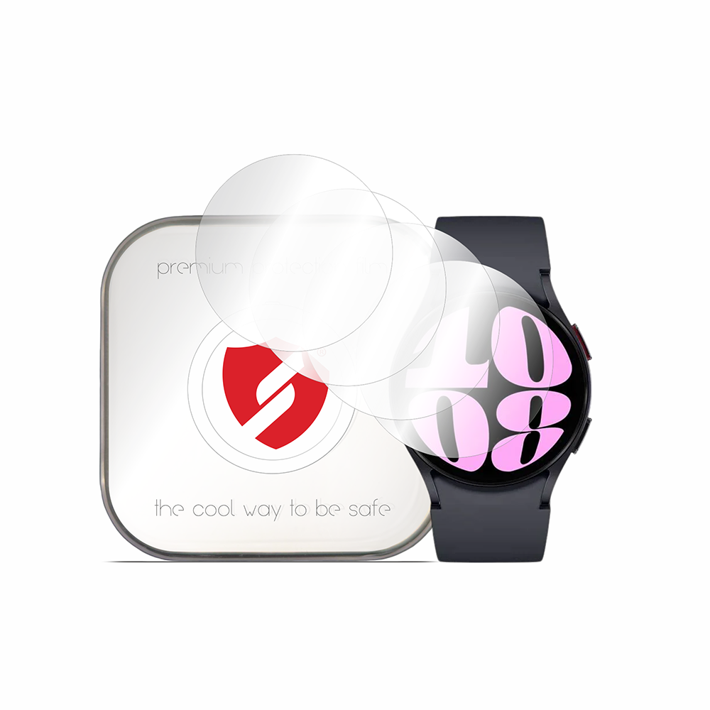 Smart Protection Premium Classic Screen Protector Film for Samsung Galaxy Watch6 44mm, Set of 4 pieces, Plastic