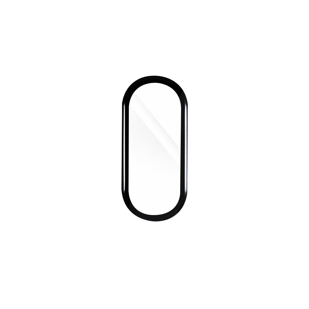 Techsuit Nano Flex -suojakalvo Xiaomi Smart Band 8:lle, 2 kappaleen setti, Muovi, Musta