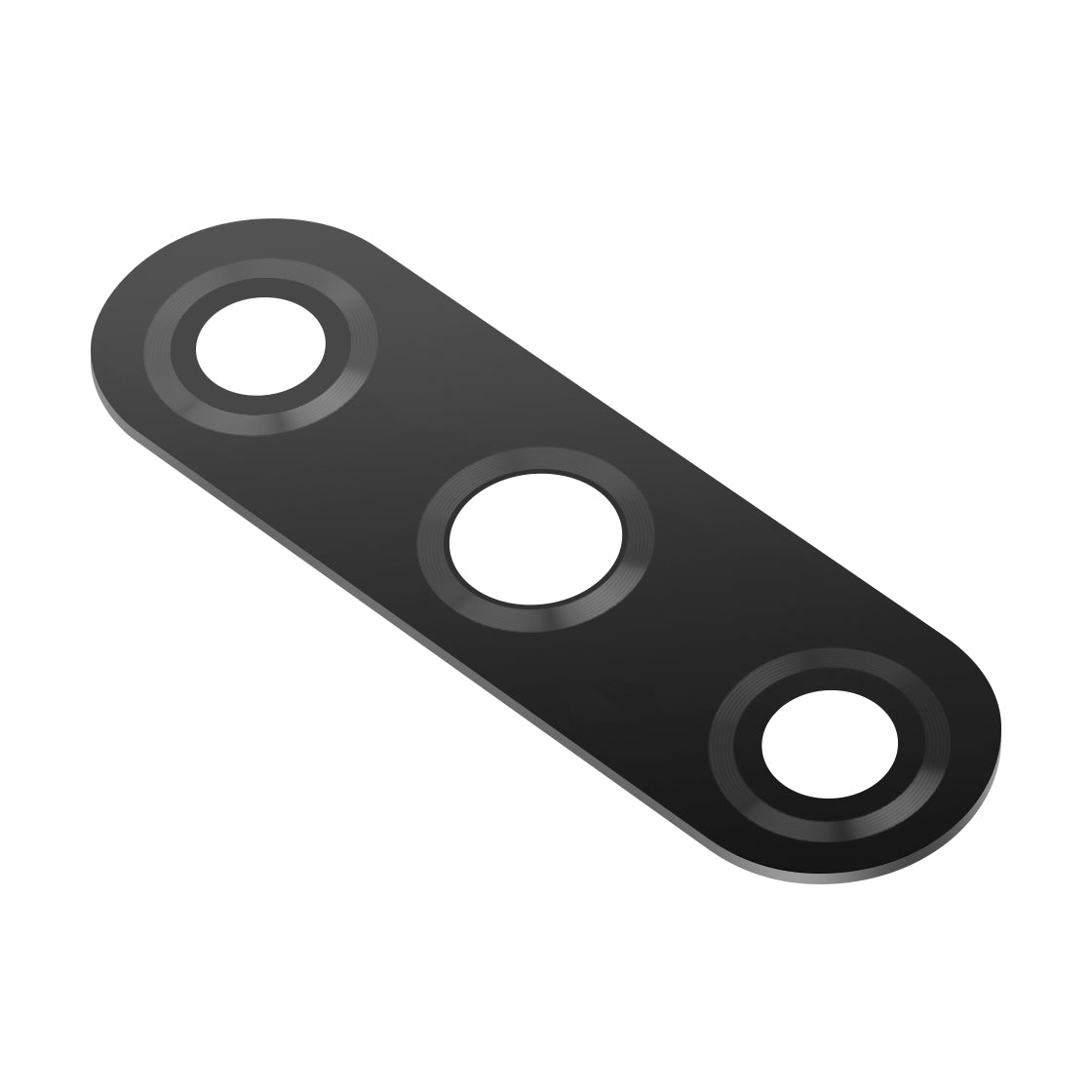 Takakameran lasi Motorola Moto E7i Power / E7 Power, Musta
