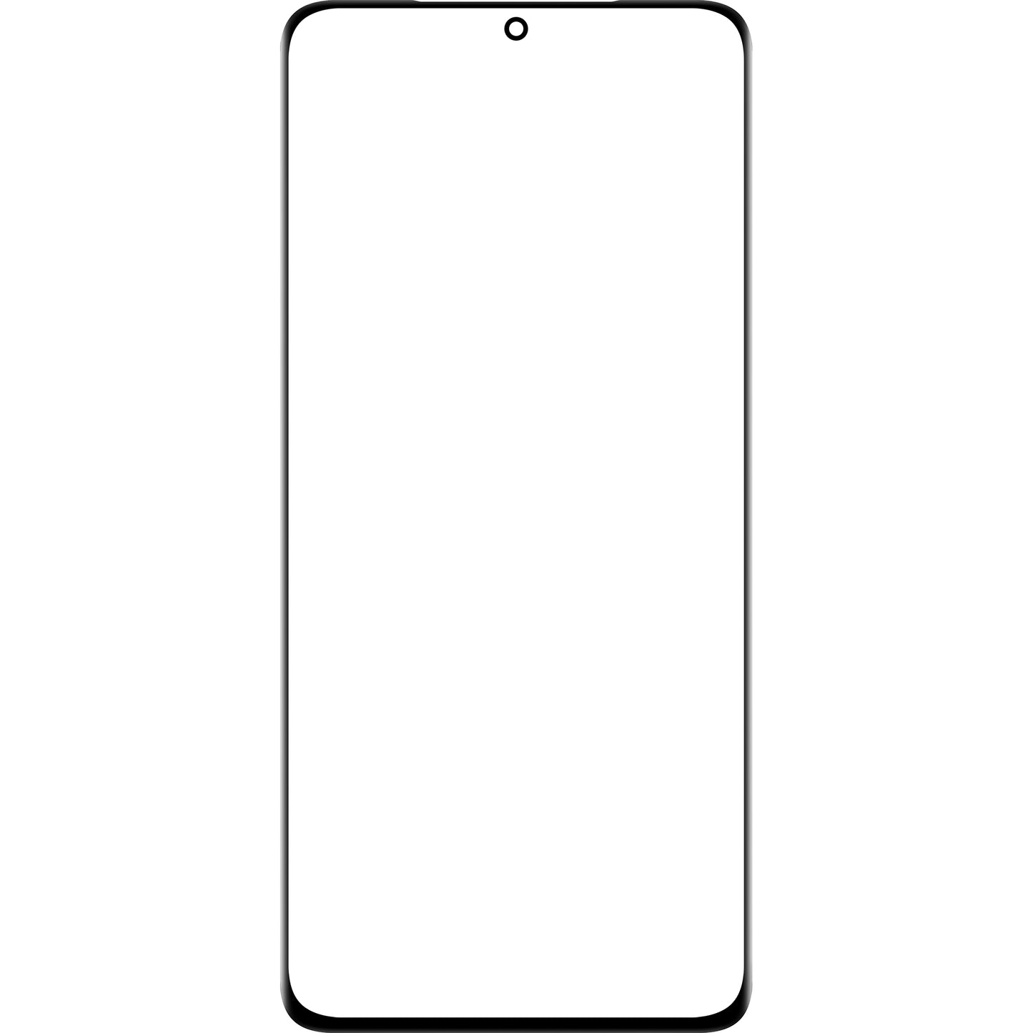 Näyttölasi + Edge-liima / OCA Forward Guard Samsung Galaxy S21 Ultra 5G G998:lle, Musta