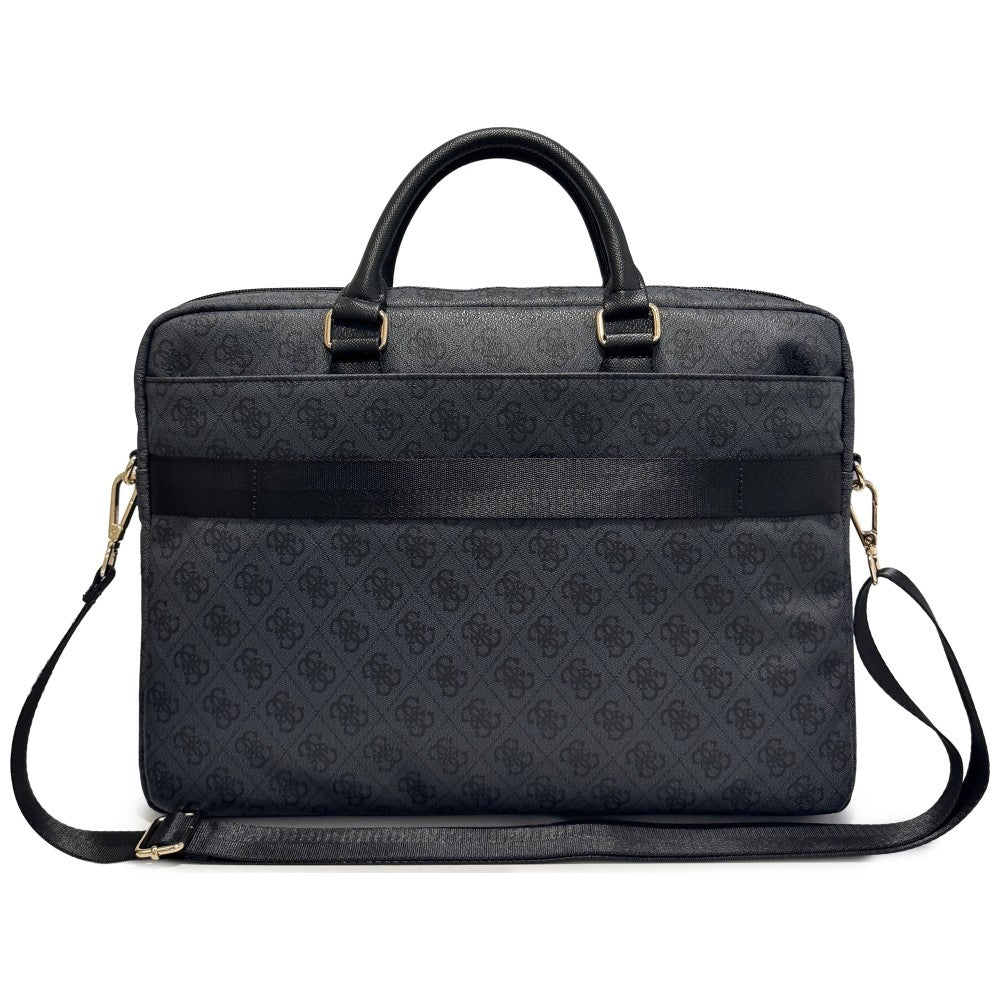 Guess 4G Round Classic Logo -laukku 16 tuuman kannettavalle, musta
