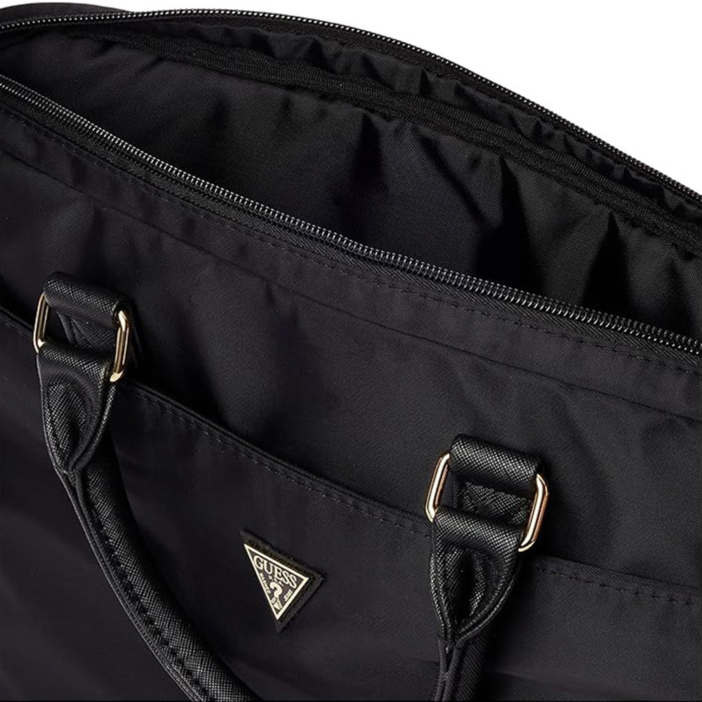 Guess Triangle Logo -laukku 16 tuuman kannettavalle, musta