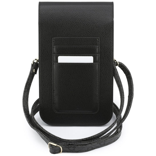 Universaali puhelinlaukku, Guess, 4G Grained Classic Logo, Musta