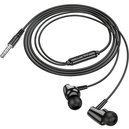 Handsfree 3.5mm HOCO M112, Musta