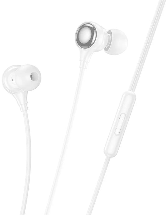 Handsfree 3.5mm HOCO M116, Valkoinen