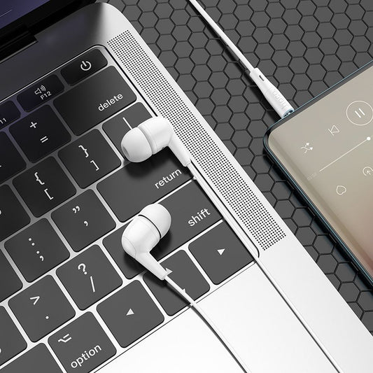 Handsfree 3.5mm HOCO M97, Valkoinen