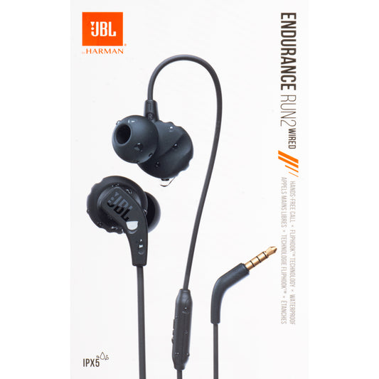 Handsfree 3.5mm JBL Endurance Run 2, musta ENDURRUN2BLK ENDURRUN2BLK