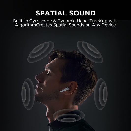 Bluetooth handsfree 1More Aero ES903, TWS, ANC, valkoinen