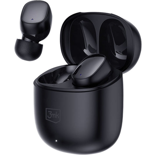 Handsfree Bluetooth 3MK FlowBuds, TWS, Musta