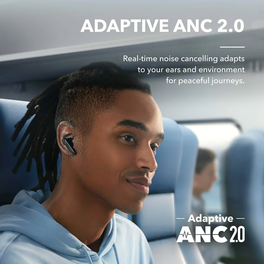 Handsfree Bluetooth Anker SoundCore Liberty 4 NC, TWS, ANC, MultiPoint, Musta, Uudelleenpakattu A3947G11