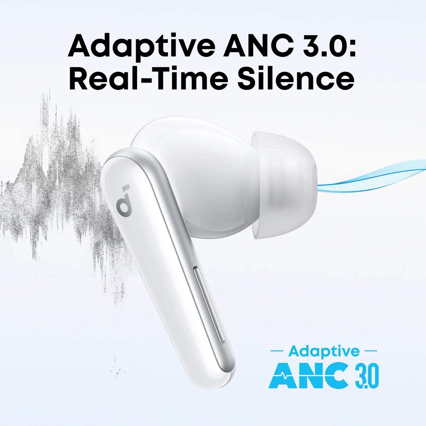 Handsfree Bluetooth Anker SoundCore Liberty 5, TWS, ANC, Valkoinen A3957G21