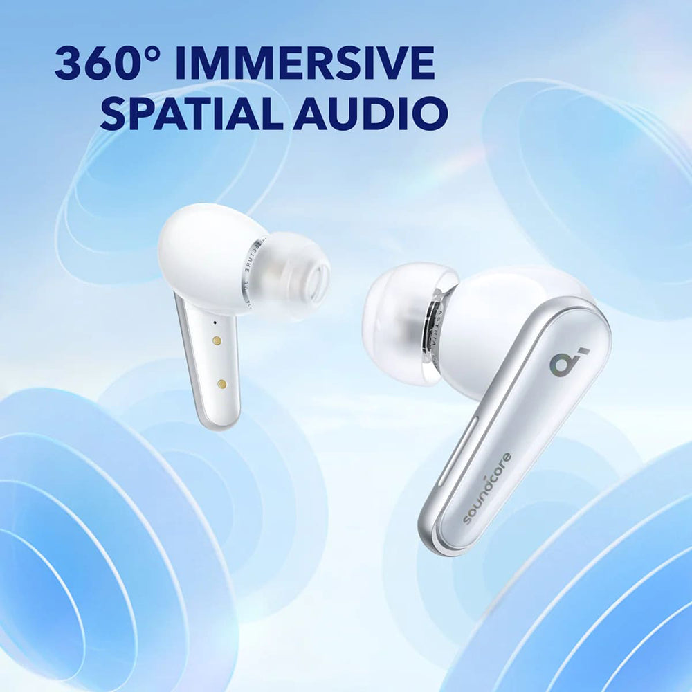 Handsfree Bluetooth Anker SoundCore Liberty 4, TWS, ANC, Valkoinen A3953G21