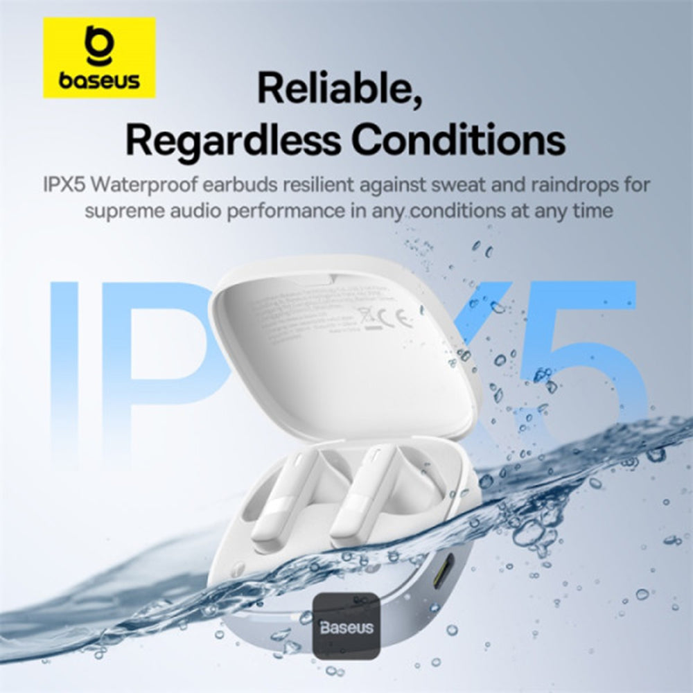 Handsfree Bluetooth Baseus Bowie E20, TWS, Valkoinen A00069700223-00