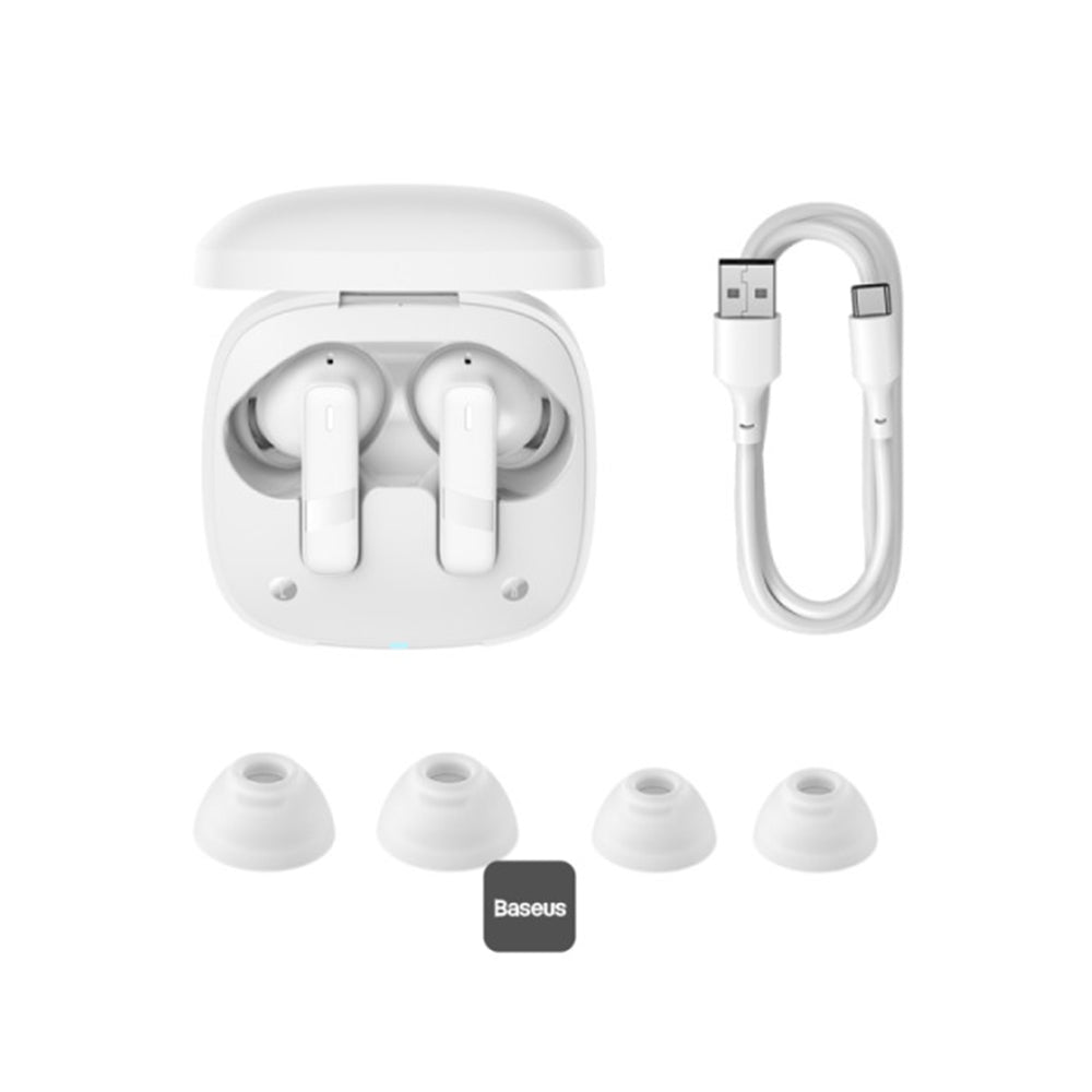 Handsfree Bluetooth Baseus Bowie E20, TWS, Valkoinen A00069700223-00