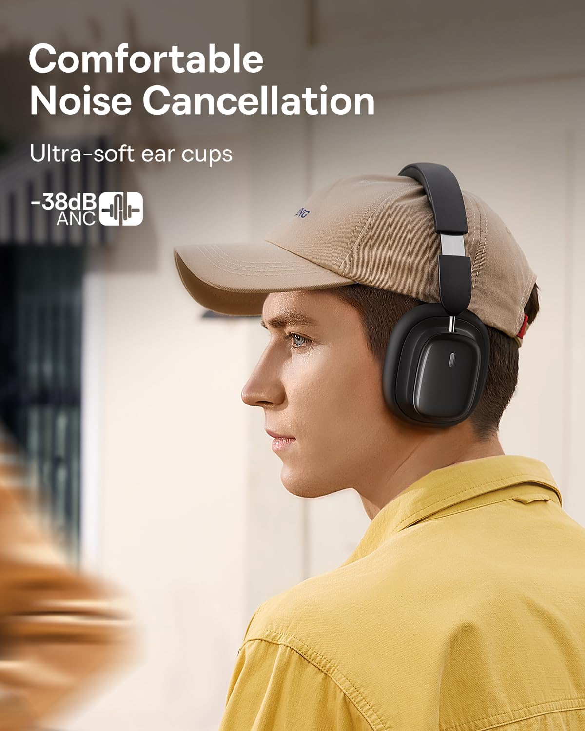 Handsfree Bluetooth Baseus Bowie H1i, A2DP, ANC, Musta A00050402113-00