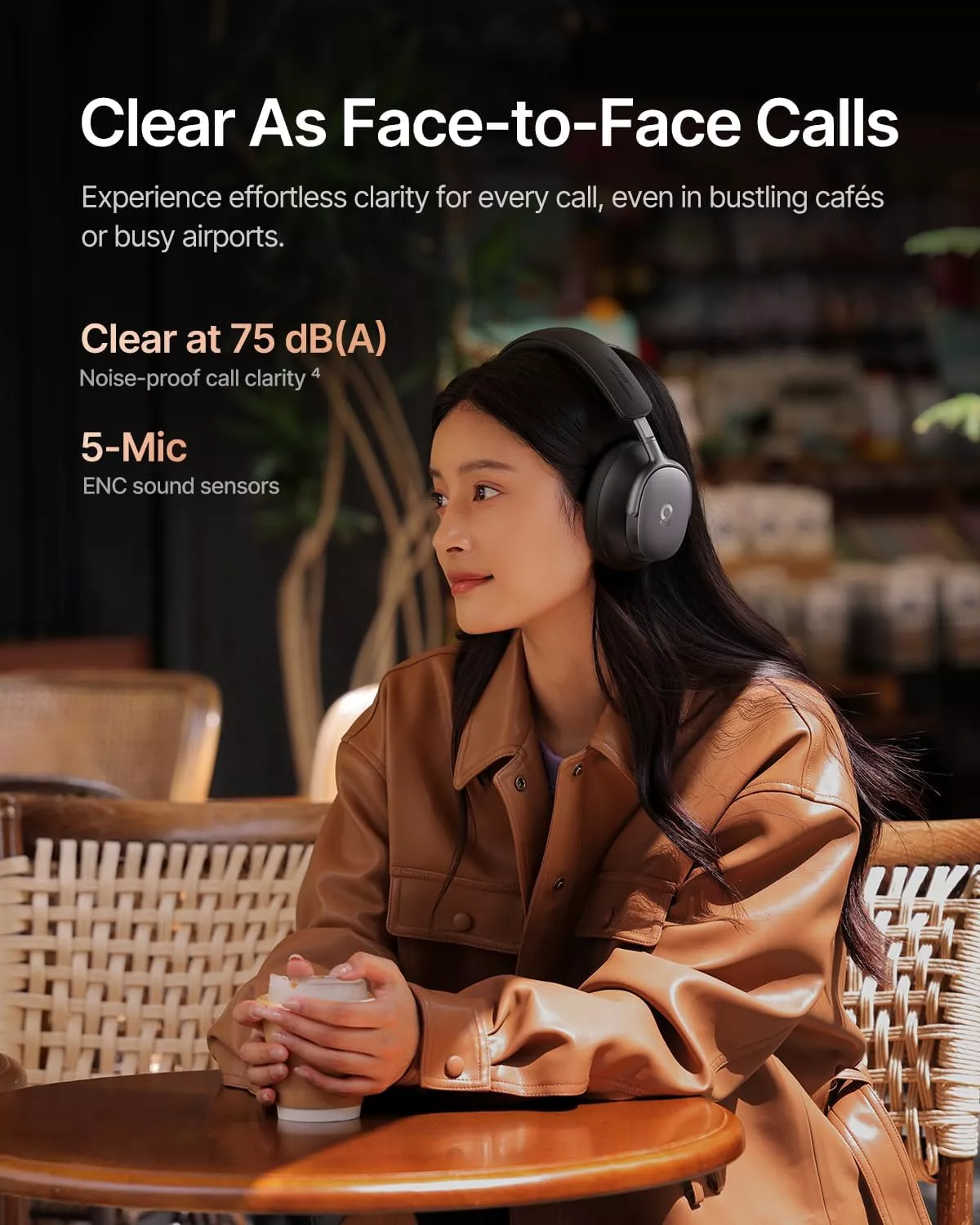 Handsfree Bluetooth Baseus Inspire XH1 Sound by Bose, A2DP, ANC, Musta A00085701123-00