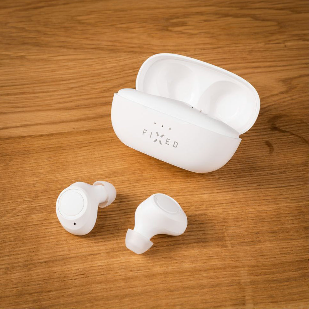 Handsfree Bluetooth Kiinteä, TWS, Valkoinen
