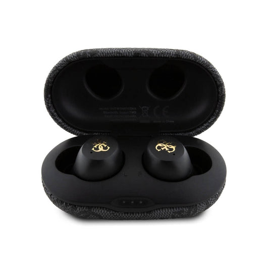 Handsfree Bluetooth Guess 4G Metal, TWS, Musta