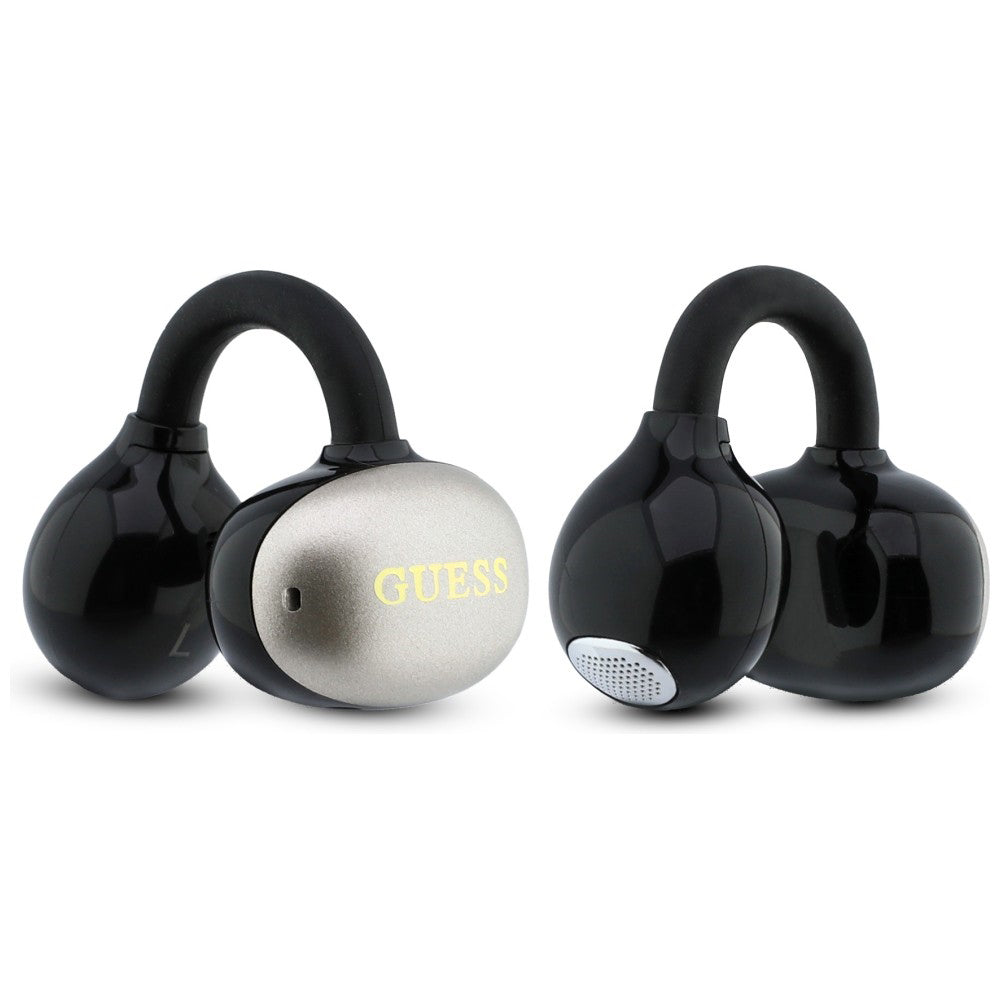 Handsfree Bluetooth Guess Metallipinta Elektropinnoitetut osat Klassinen, TWS, Musta