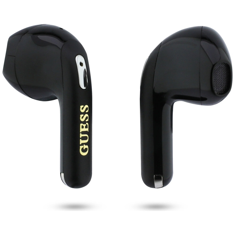 Handsfree Bluetooth Guess Script Print, TWS, Musta