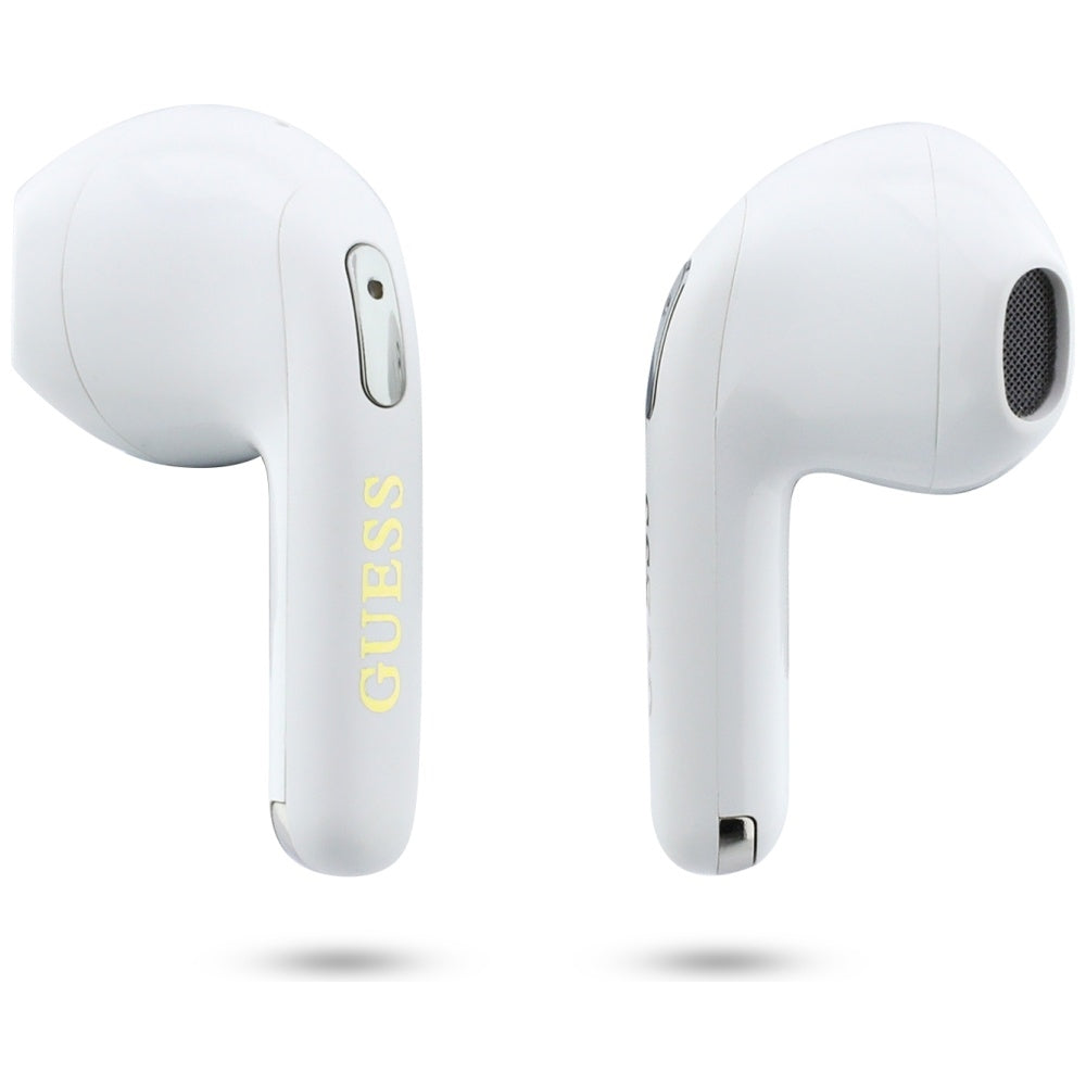 Handsfree Bluetooth Guess Script Print, TWS, Vaaleanpunainen