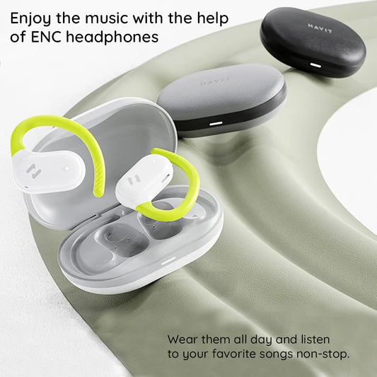 Handsfree Bluetooth HAVIT OWS915, TWS, Musta