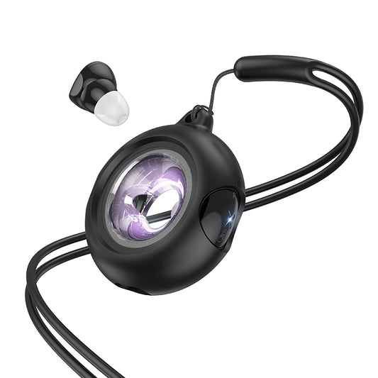 Handsfree Bluetooth Bluetooth HOCO EW71 Mini Donut, TWS, musta