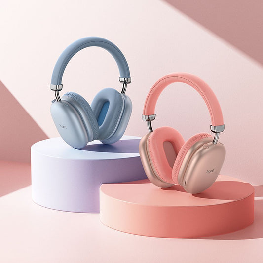 Handsfree Bluetooth HOCO W35 Max, A2DP, Vaaleanpunainen