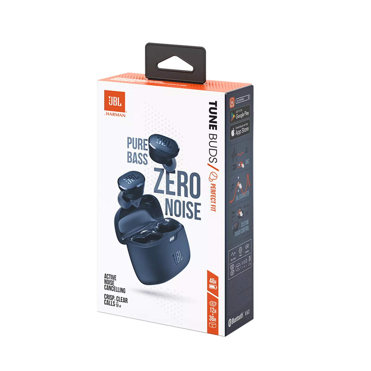 Handsfree Bluetooth JBL Tune Buds, TWS, ANC, MultiPoint, Sininen JBLTBUDSBLU