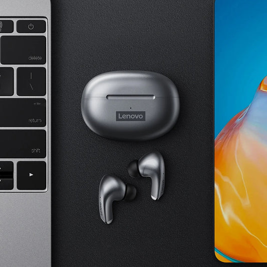 Handsfree Bluetooth Lenovo ThinkPlus LP5, TWS, Valkoinen