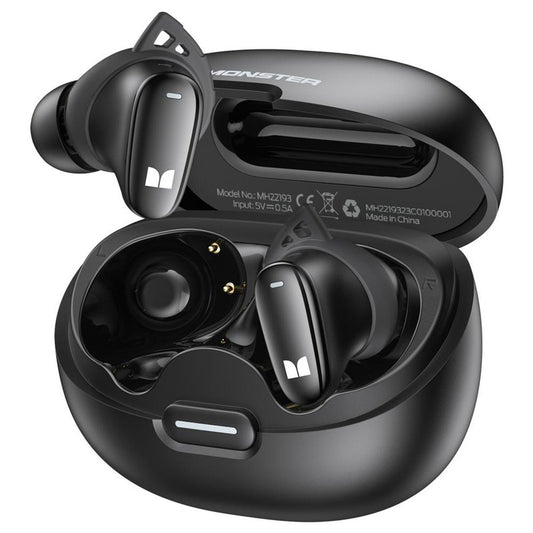 Handsfree Bluetooth Monster N-Lite 206, TWS, Musta