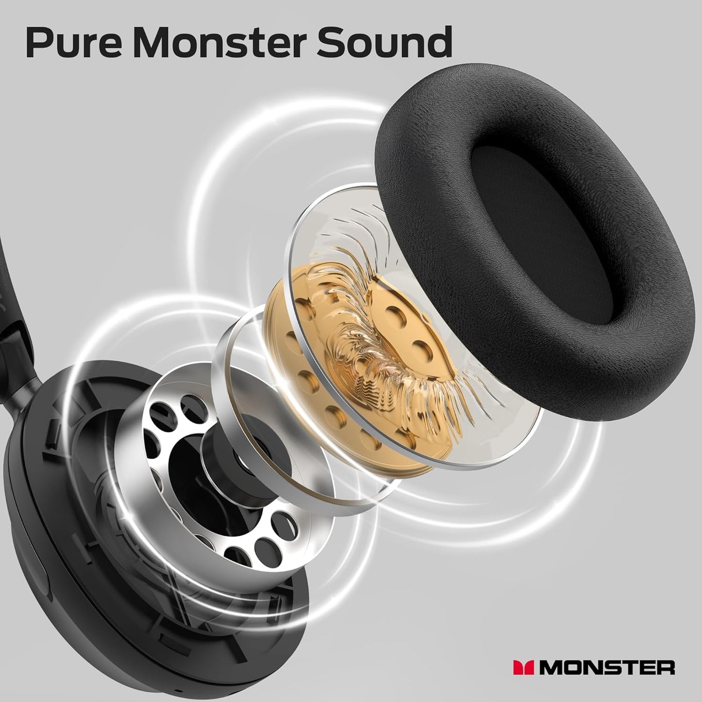 Handsfree Bluetooth Monster Persona 3rd, MultiPoint, A2DP, ANC, Musta