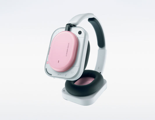 Handsfree Bluetooth Nothing Headphone (a), MultiPoint, A2DP, ANC, Vaaleanpunainen