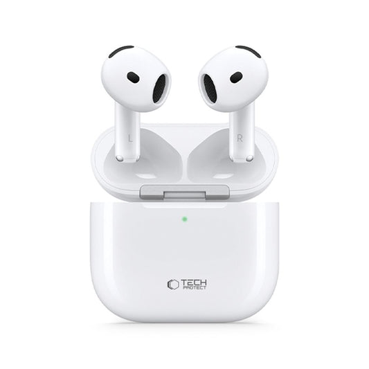 Handsfree Bluetooth Tech-Protect Ultraboost Core 2, TWS, valkoinen