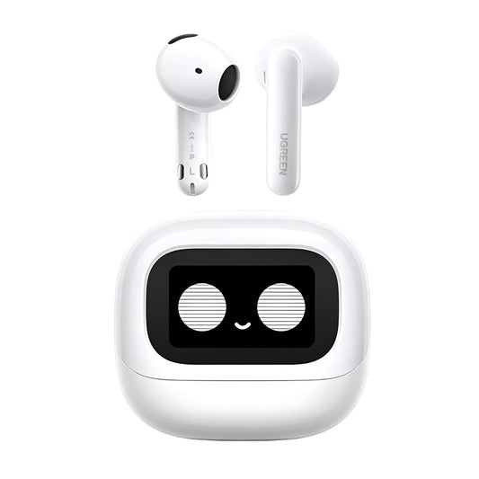 Handsfree Bluetooth UGREEN HiTune H6 Magic WS216 (65386), TWS, ANC, MultiPoint, White