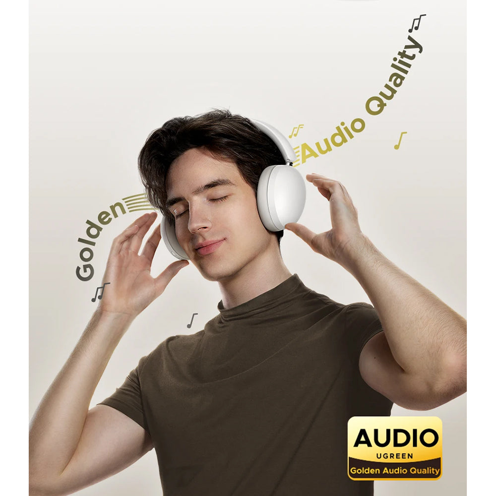 Handsfree Bluetooth UGREEN HiTune Max 2 HP205, MultiPoint, A2DP, ANC, Musta