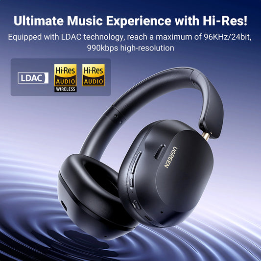 Handsfree Bluetooth UGREEN HiTune Max5C HP203, A2DP, ANC, Sininen