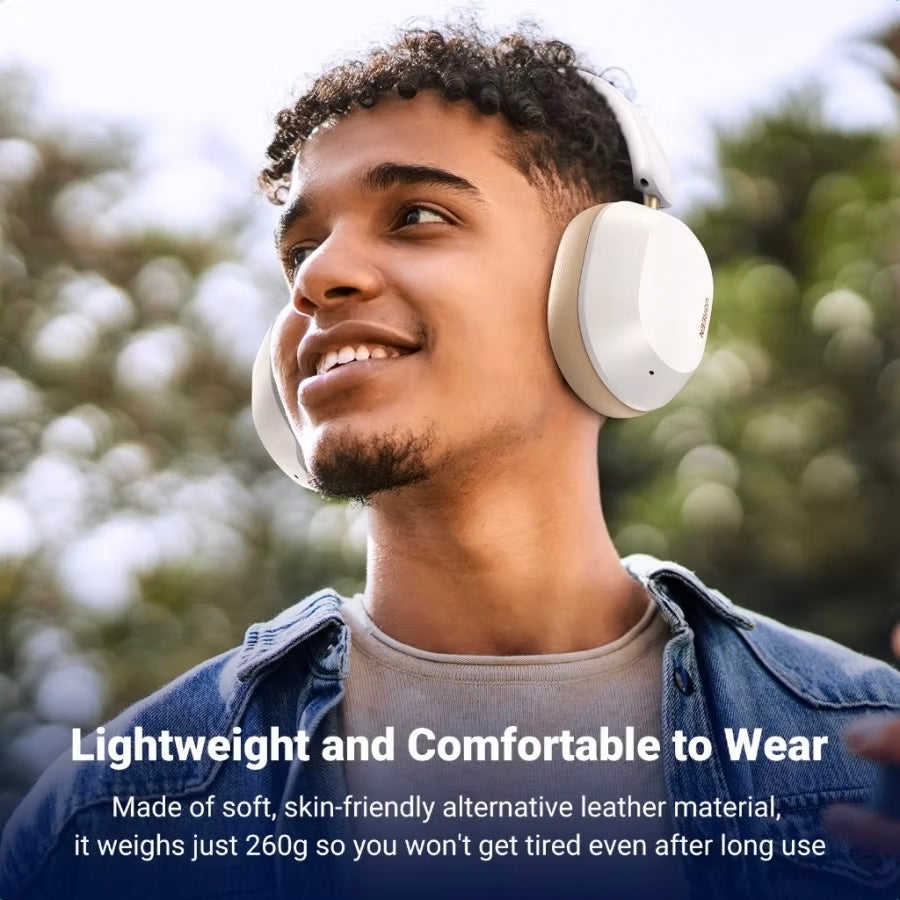 Handsfree Bluetooth UGREEN HiTune Max5C HP203, A2DP, ANC, Valkoinen