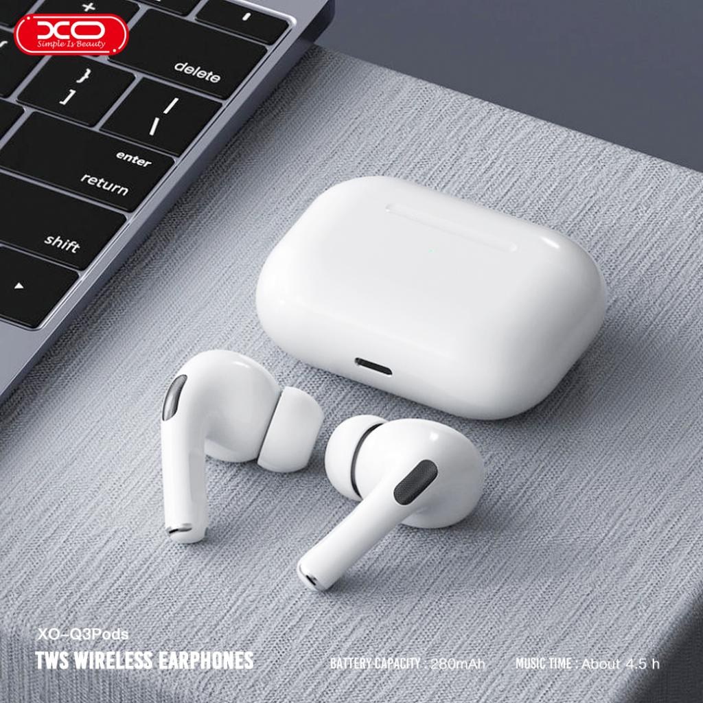 Handsfree Bluetooth XO Design Q3 Pods, TWS, Valkoinen
