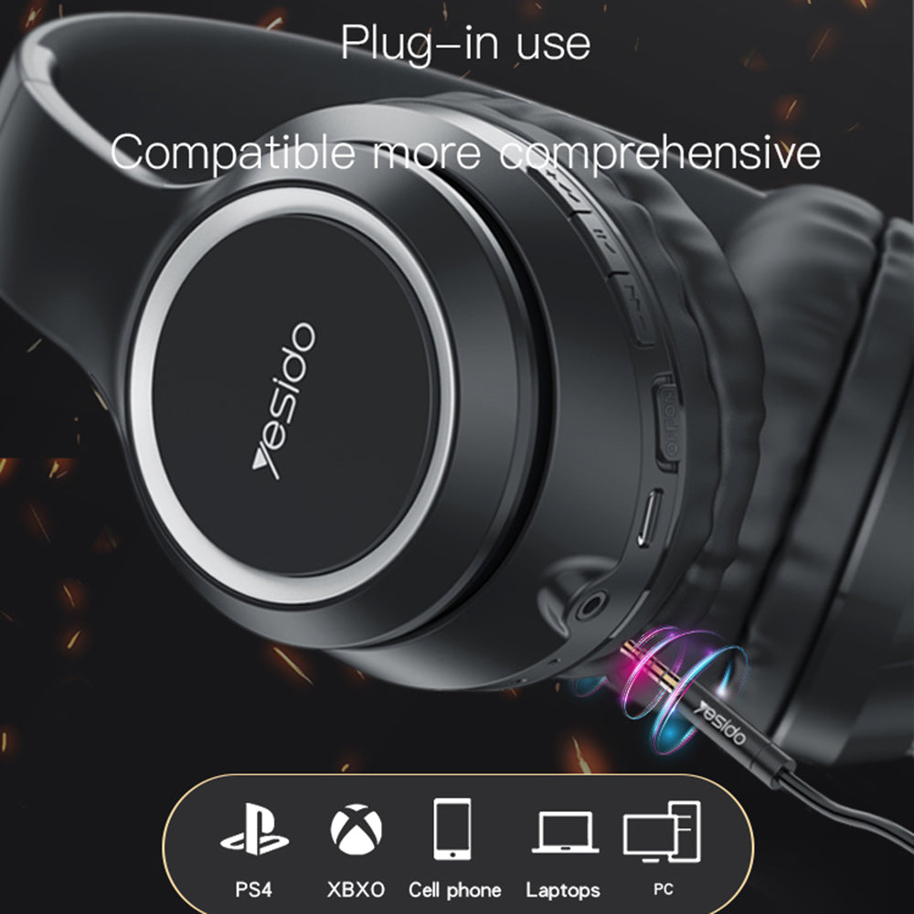 Handsfree Bluetooth Yesido EP03, A2DP, Musta