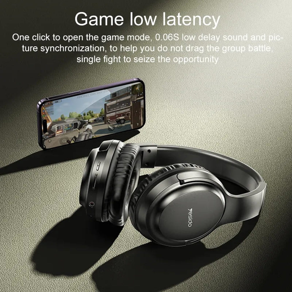 Handsfree Bluetooth Yesido EP04, A2DP, Musta
