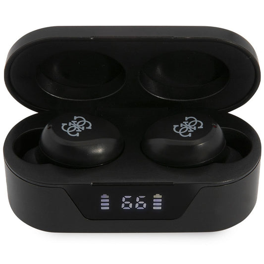 Handsfree Bluetooth Guess Classic Logo, TWS, Musta