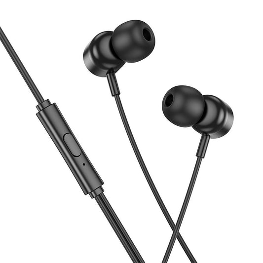Handsfree USB-C HOCO M122, Musta