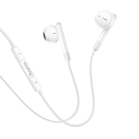Handsfree USB-C HOCO M93, valkoinen