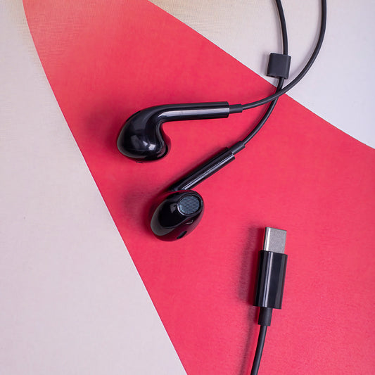 Handsfree USB-C MaXlife MXEP-04, Musta