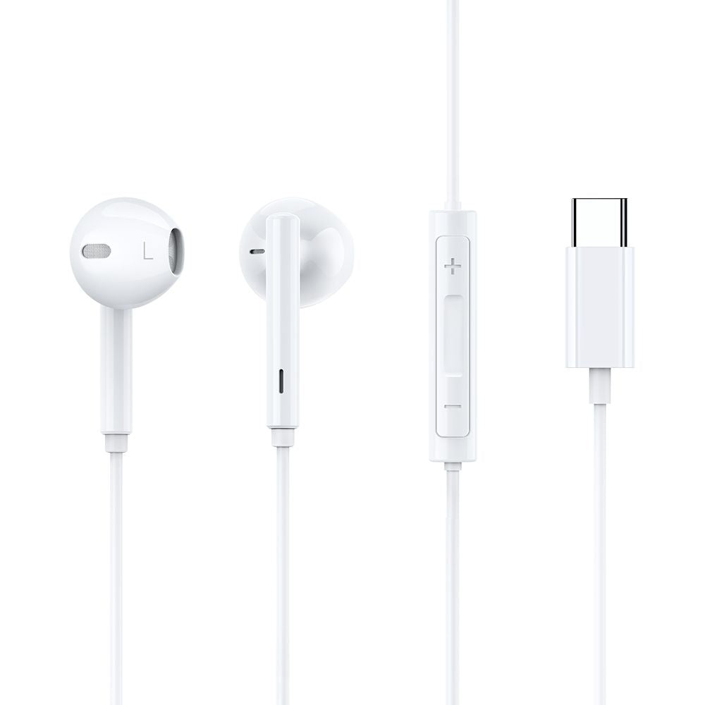 Handsfree USB-C McDodo HP-7500, Valkoinen
