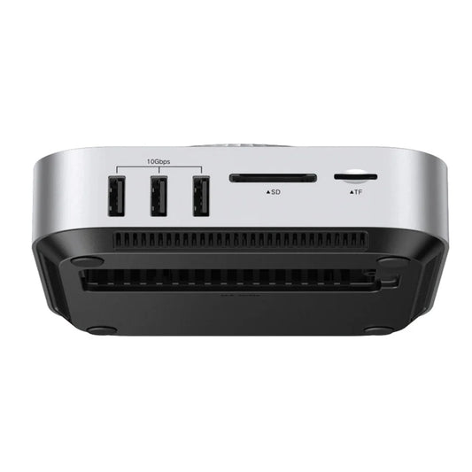 UGREEN Revodok Maxidok -monitoimikeskitin (85883EU) Apple Mac Mini M4 / Mini M4 Pro -laitteille, 10-in-1, hopea